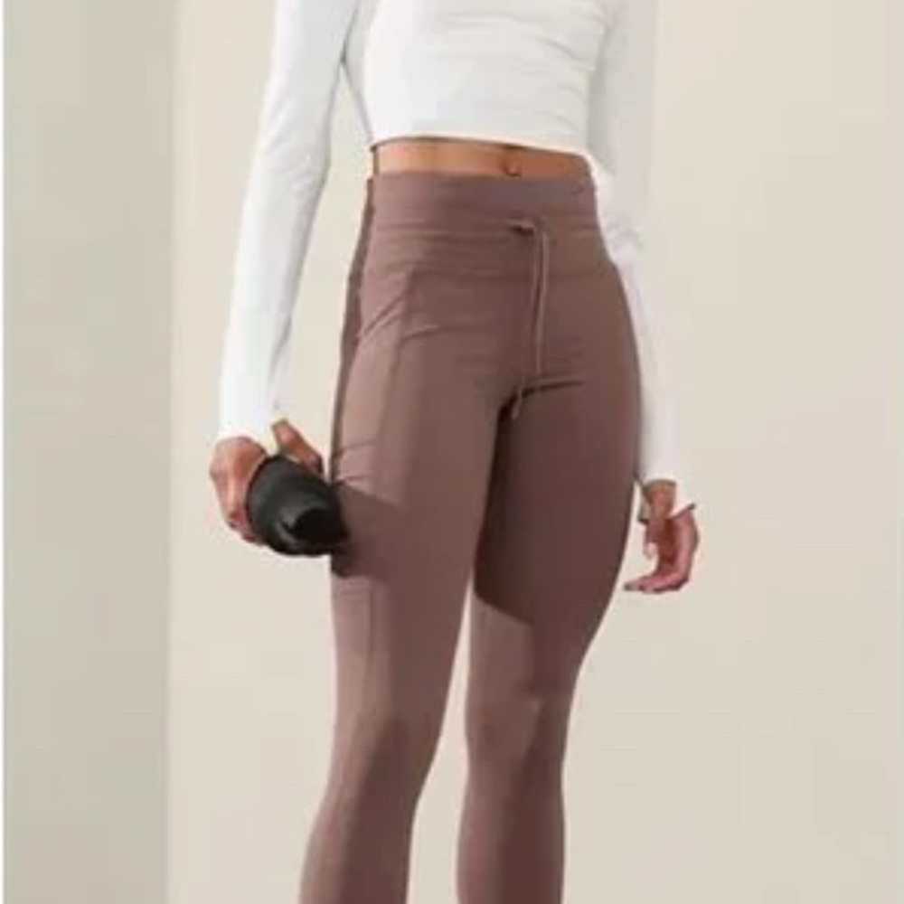 Athleta High-Rise Brown Leggings